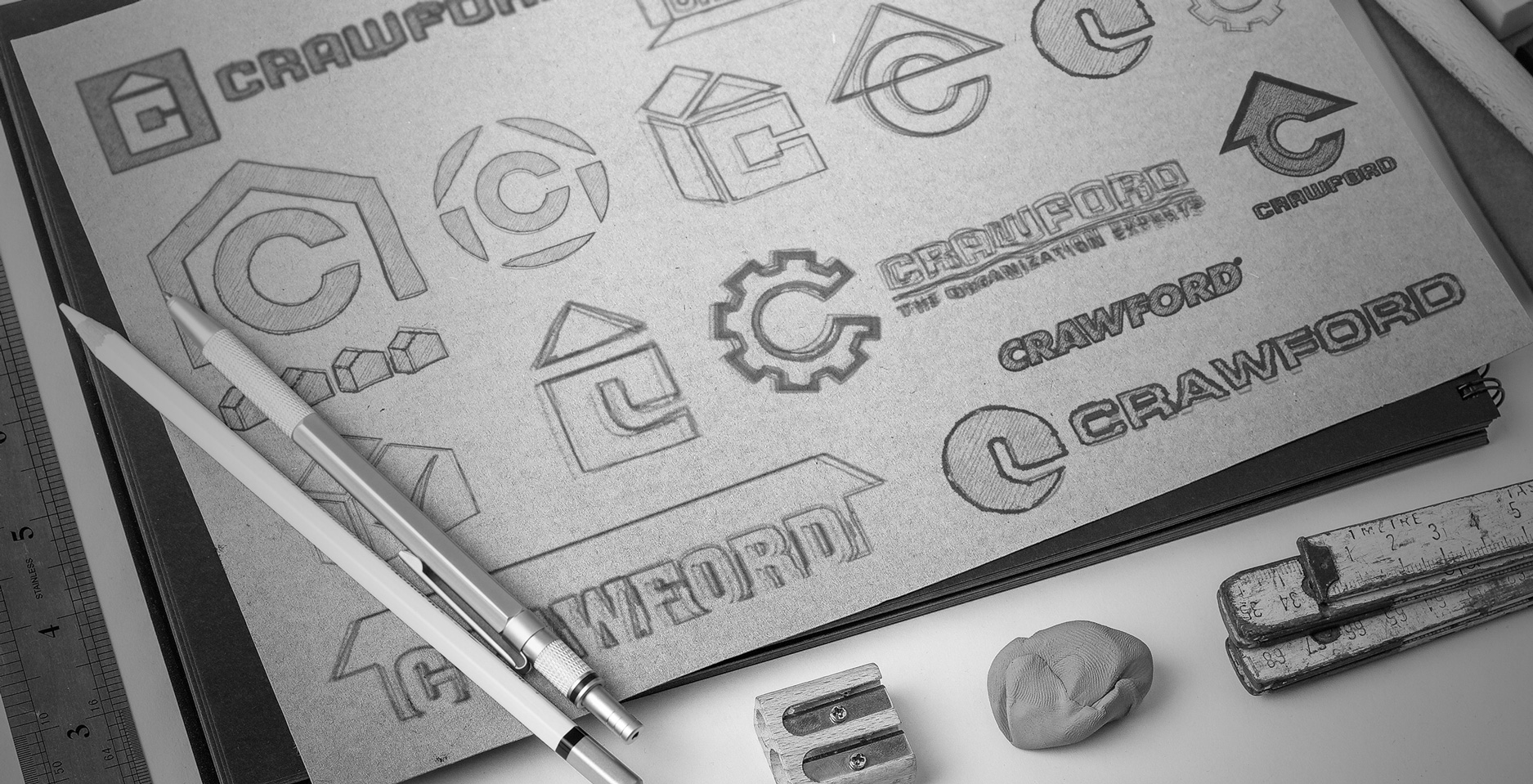 crawford-sketch-logo-design-concept-drawings-brand-identity-rebrand-mark-logotipo-graphic-design-home-garage-packaging-design-construction-industrial