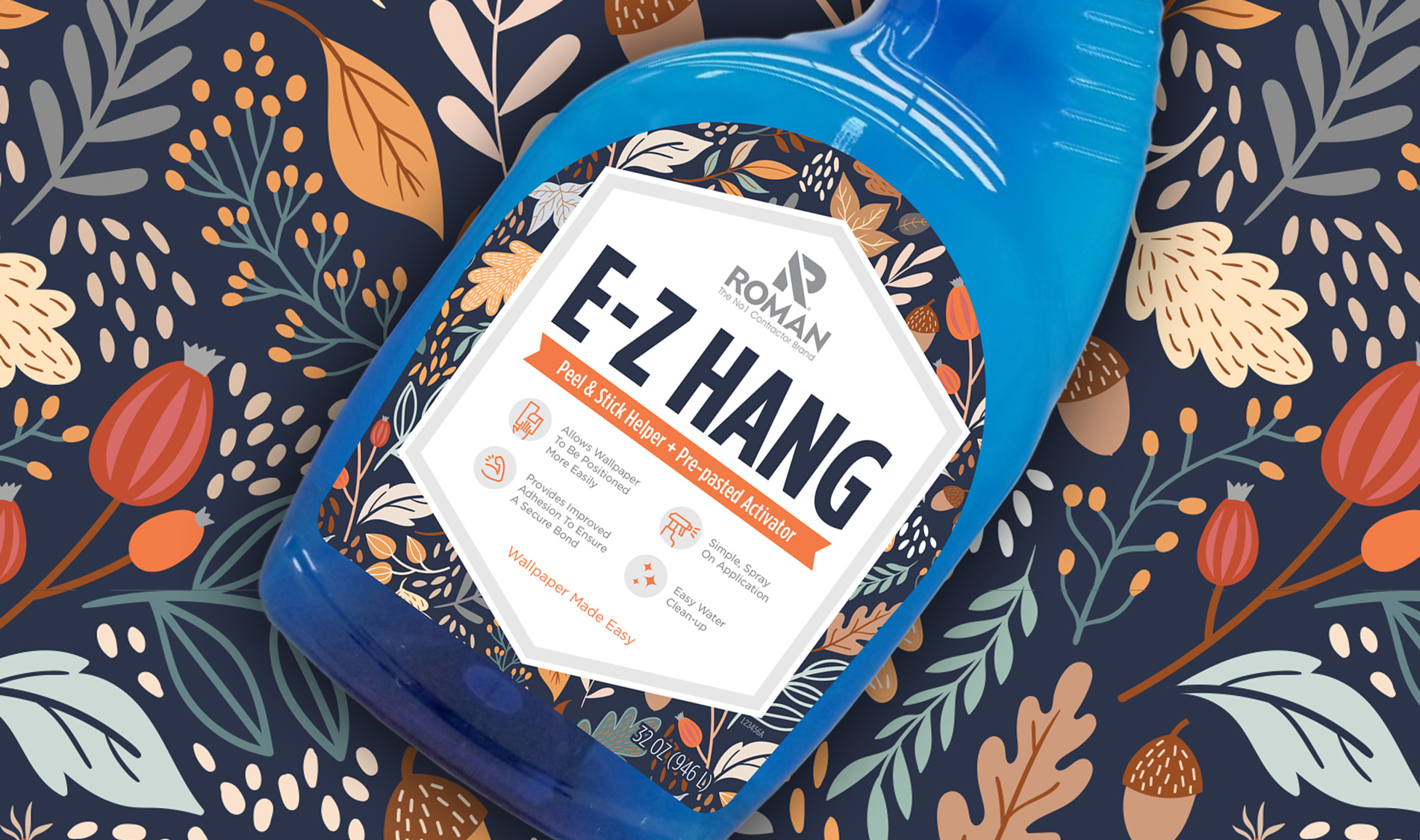 E-Z Hang Peel & Stick Helper + Pre-pasted Activator - Features